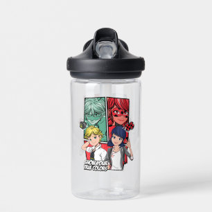 Miraculous Comic Marinette & Adrien True Colours Water Bottle