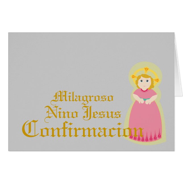 Miraculous"Confirmacion"-Spanish-Customise (Front Horizontal)