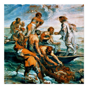 Miraculous Draught of Fishes Poster