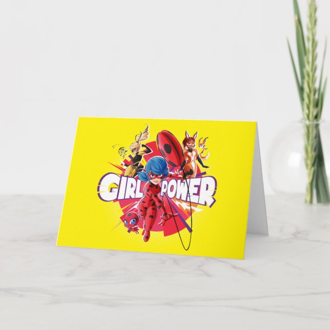 Miraculous Girl Power Card (Front)