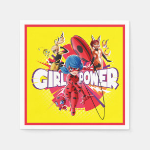 Miraculous Girl Power Napkin