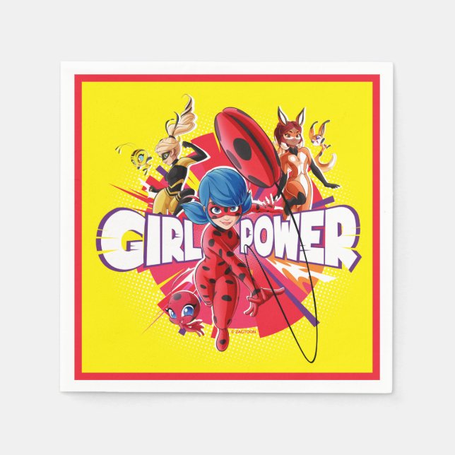 Miraculous Girl Power Napkin (Front)