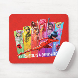 Miraculous Girls   Every Girl is a Super Hero Mouse Mat