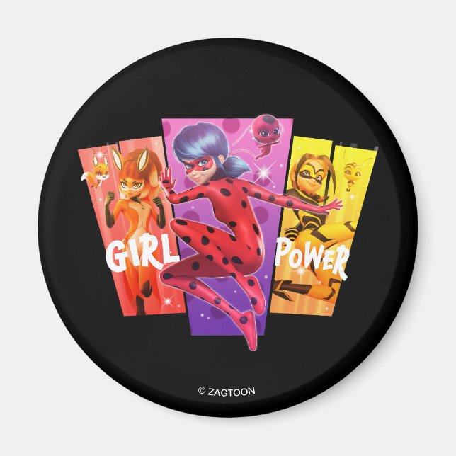Miraculous Girls | Girl Power Magnet (Front)