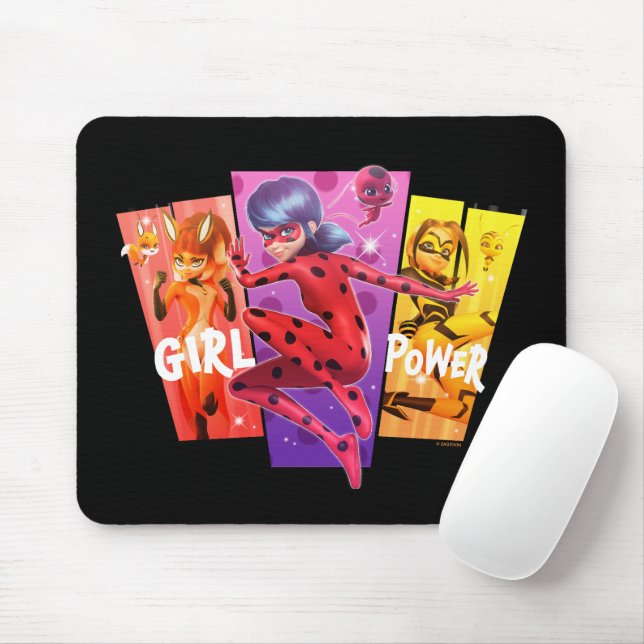 Miraculous Girls | Girl Power Mouse Mat (With Mouse)