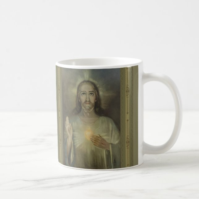 Miraculous Image of Sacred Heart of Jesus Mug (Right)