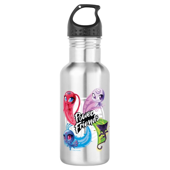 Miraculous Kwamis Power Friends 532 Ml Water Bottle (Front)