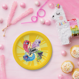 Miraculous Kwamis Power Friends Paper Plate