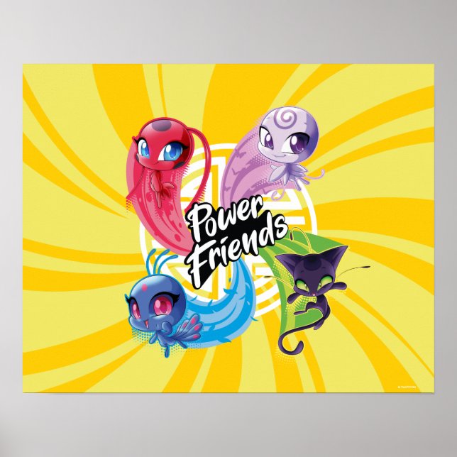 Miraculous Kwamis Power Friends Poster (Front)