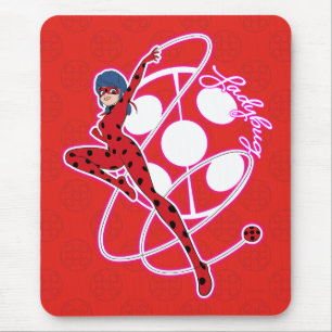Miraculous Ladybug Badge Mouse Mat