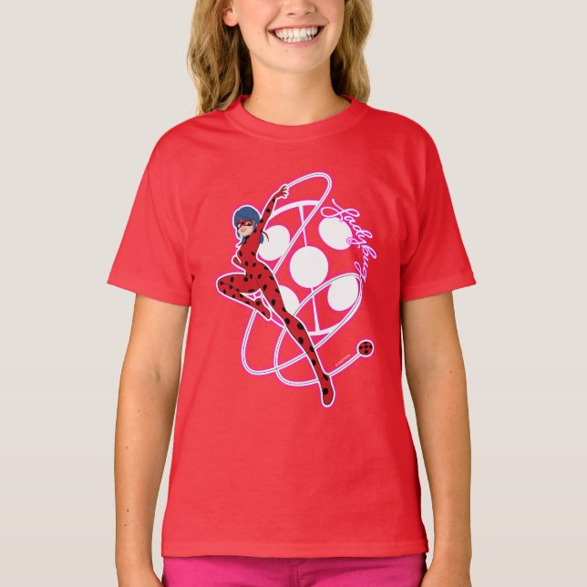 Miraculous Ladybug Badge T-Shirt (Front)