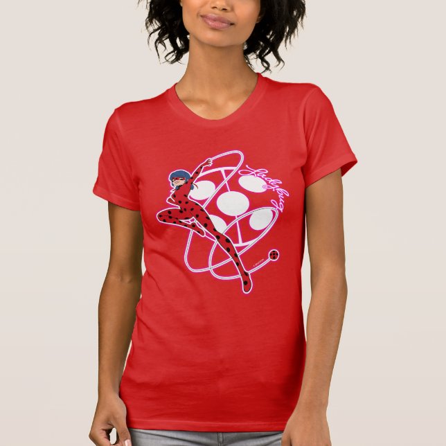 Miraculous Ladybug Badge T-Shirt (Front)