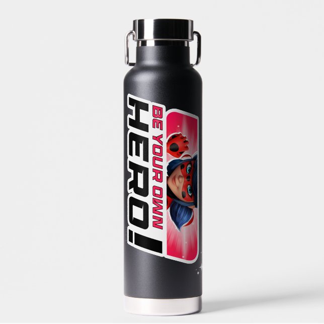 Miraculous Ladybug | Be Your Own Hero Water Bottle (Front)