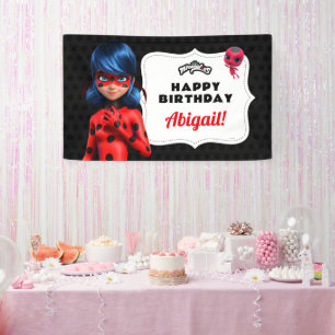 Miraculous Ladybug Birthday Banner