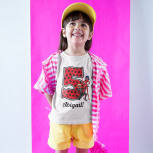 Miraculous Ladybug & Cat Noir 5th Birthday T-Shirt