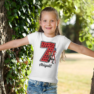 Miraculous Ladybug & Cat Noir 7th Birthday T-Shirt