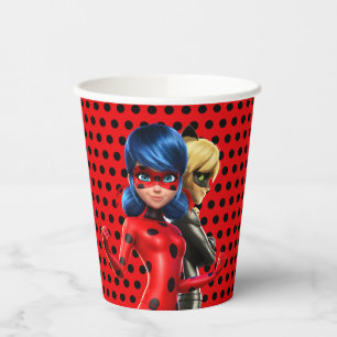Miraculous Ladybug & Cat Noir Birthday Paper Cups