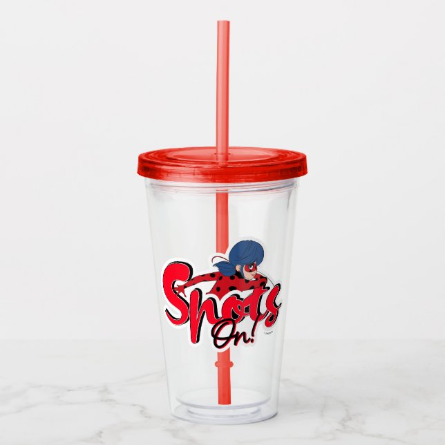 Miraculous Ladybug | Spots On Acrylic Tumbler (Front)