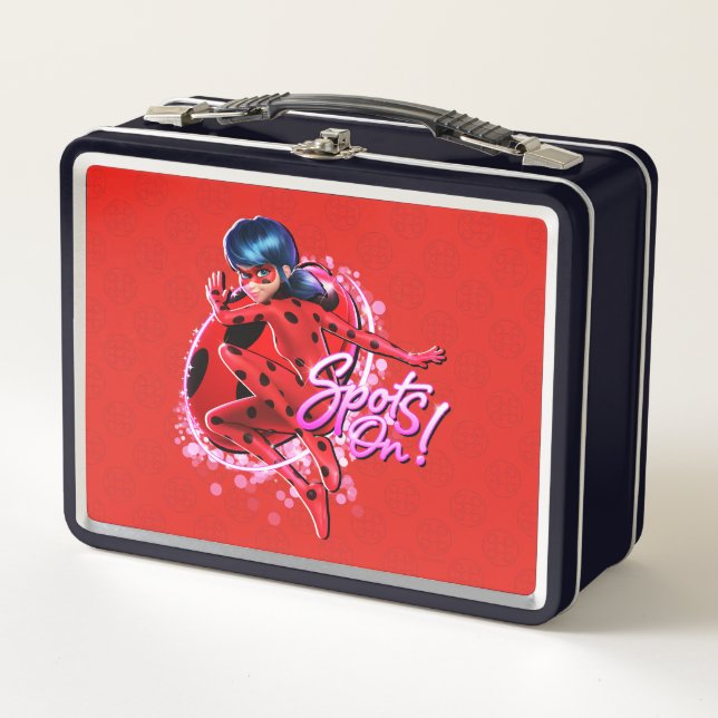 Miraculous Ladybug | Spots On Graphic Metal Lunch Box (Front)