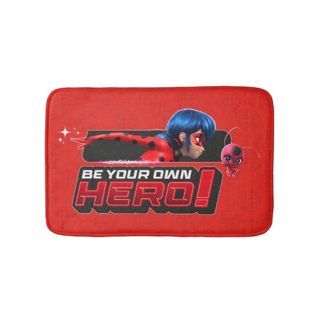 Miraculous Ladybug & Tikki | Be Your Own Hero! Bath Mat (Front)
