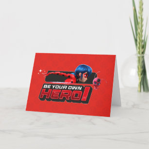 Miraculous Ladybug & Tikki   Be Your Own Hero! Card