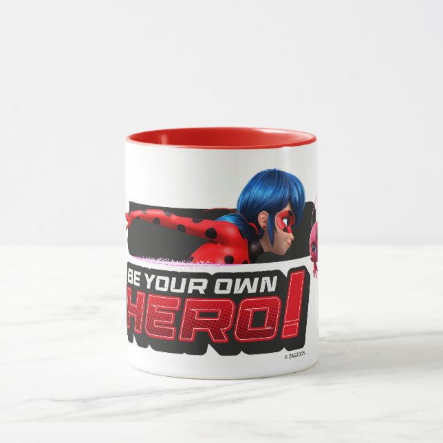Miraculous Ladybug & Tikki | Be Your Own Hero! Mug (Center)