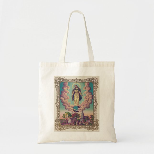 Miraculous Manifestations of the Virgin Mary 1879 Tote Bag (Front)