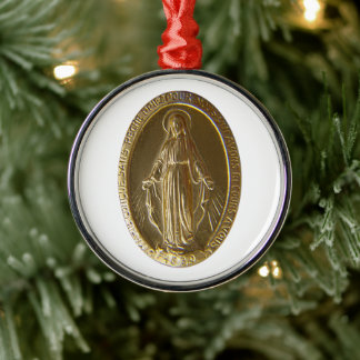 Miraculous Medal Ceramic Ornament