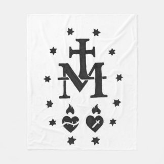 Miraculous Medal Fleece Blanket