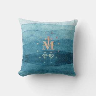 Miraculous Medal Our Lady of Grace Cushion