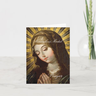 Miraculous Medal Prayer Card