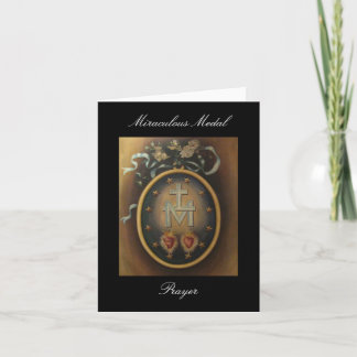 Miraculous Medal Prayer Card