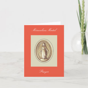 Miraculous Medal Prayer Card