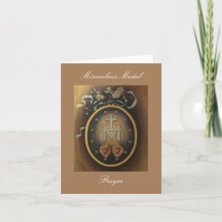 Miraculous Medal Prayer Card