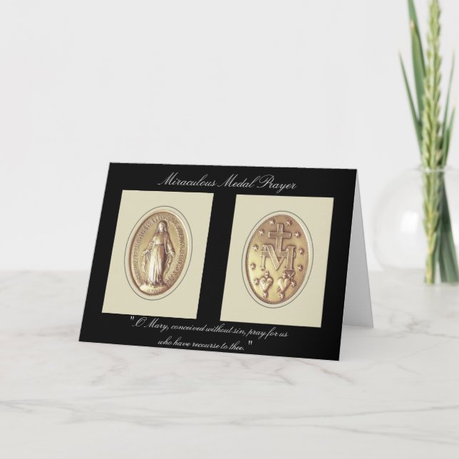 Miraculous Medal Prayer Card (Front)