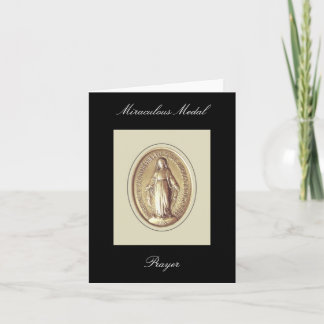 Miraculous Medal Prayer Card