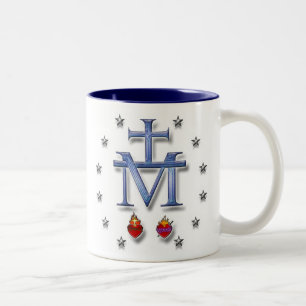 Miraculous Medal Two-Tone Coffee Mug