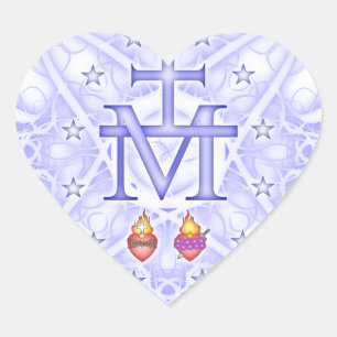 Miraculous Medallion Heart Sticker