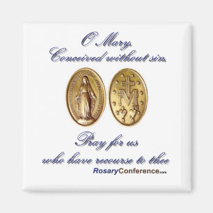 Miraculous Metal Prayer Magnet