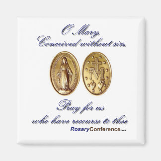 Miraculous Metal Prayer Magnet