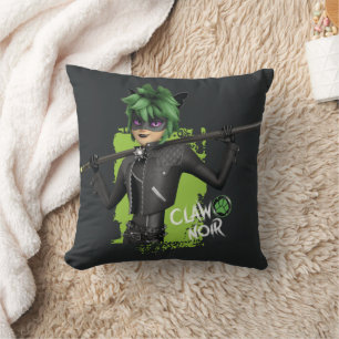 Miraculous Re-verse Claw Noir Character Graphic Cushion