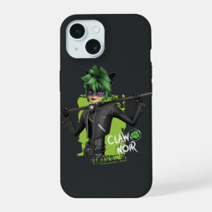 Miraculous Re-verse Claw Noir Character Graphic iPhone 15 Case