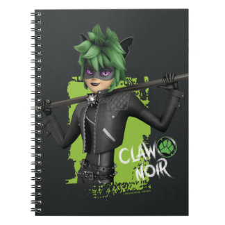 Miraculous Re-verse Claw Noir Character Graphic Notebook