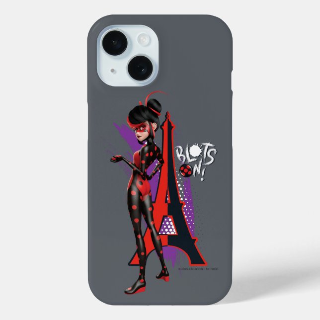 Miraculous Re-verse Shadybug Blots On! Case-Mate iPhone Case (Back)