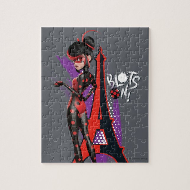 Miraculous Re-verse Shadybug Blots On! Jigsaw Puzzle (Vertical)