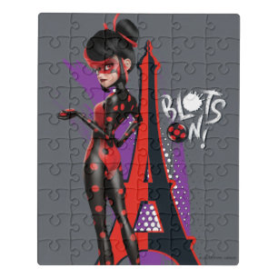 Miraculous Re-verse Shadybug Blots On! Jigsaw Puzzle