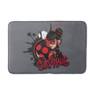 Miraculous Re-verse Shadybug Character Graphic Bath Mat