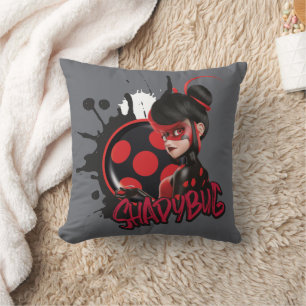 Miraculous Re-verse Shadybug Character Graphic Cushion