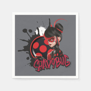 Miraculous Re-verse Shadybug Character Graphic Napkin