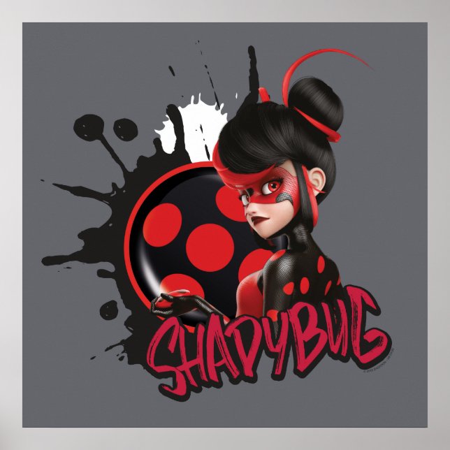 Miraculous Re-verse Shadybug Character Graphic Poster (Front)